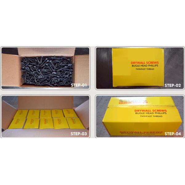 High Quality Drywall Screw Grey / Black Phosphate Fine / Coarse Gypsum Drywall Screw