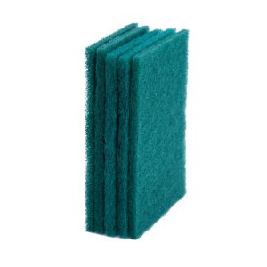 Customized Kitchen Green Polyester Material Scratching Deep Cleaning Scouring