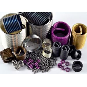 Green Carbon steel Wire Thread Insert Customized Anodizing finishing M12 M16 M18