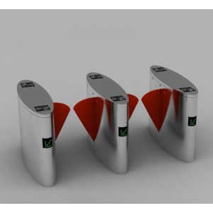 Wholesale Anti Collision Automatic Flap Barrier , Crowd Control Flap Turnstile Gate from china suppliers