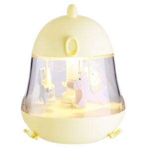 China Household USB Charging Carousel Night Light ABS PC silicone on sale