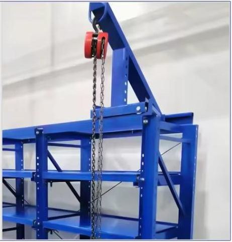 Customizable Storage Solution Heavy-Duty Open Mould Rack with Pulling out Drawer
