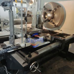 QK1325 CNC Pipe Thread Lathe Machine 800mm Swing 250mm Threading