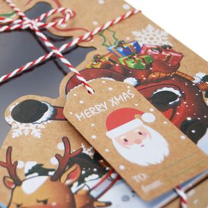 Clear Window Wedding Kraft Box Cookie Packaging Paper Box With Foldable Art