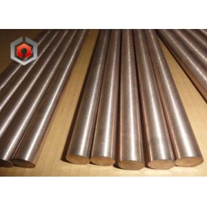 High Hardness Copper Tungsten Rod Machinable ISO / RoHs Approval