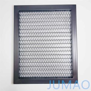 Sprial Cabinet Decorative Wire Mesh Panel Steel For Wall Facades