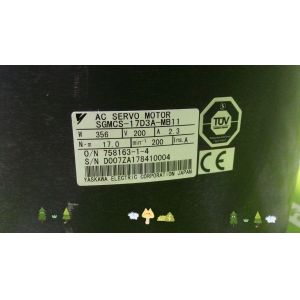 Yaskawa SGMCS-17D3A-MB11 AC SERVO MOTOR 2.3A 356W 200V 200RPM NEW