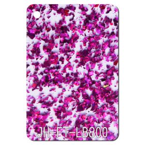 Wholesale Advertising 3D Bling Purple Glitter Acrylic Sheets Cut To Size from china suppliers