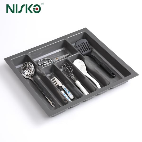 Kitchen Silverware Storage Box Utensil Drawer Insert Flatware Cutlery Tray