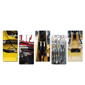 Textile Two Wire Braid Hydraulic Hose Pipe Synthetic Rubber