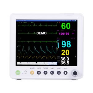China 12.1 Inch 5 Parameter Portable Patient Monitor with 16 Languages for Medical Use on sale