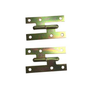 Wholesale Yellow Zinc Plated MS 110x55 H Cabinet Hinges Flat Head Heavy Duty from china suppliers