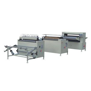 PLC Control HVAC Filter Making Machine 800mm Width Panel Knife Pleating Machine