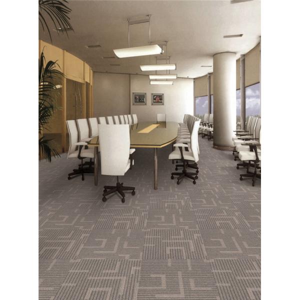 Solution Dyed Method Commercial Carpet Tile Tufted Multi - Level Loop Pile