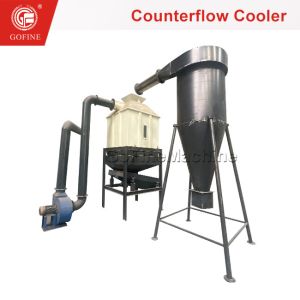 Biomass Pellet Cooler Wood Pellet Cooler With Vibrating Screener