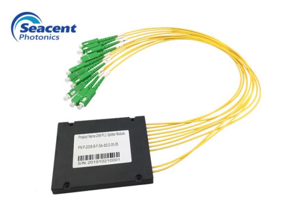 Quality FTTH FTTB FTTX PON 2X8 Cassette PLC Splitter SC APC Connector type for sale