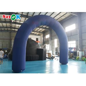 Blue Inflatable Arch Waterproof For Adversting Events Grand Opening
