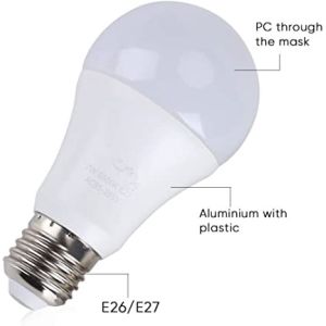 Light Bulb with Sensor Twilight to Twilight Light Bulb, 7 W Smart Sensor LED