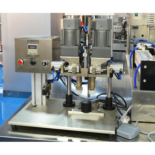 30-40bottles/Min High Efficiency Dropper Head Semi-Auto Capping for Glass