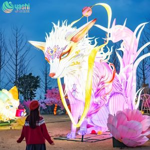 Custom LED Fox Lanterns for Theme Parks & Events