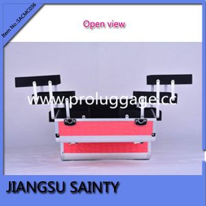 SACMC036 beautiful pattern printing PU designer cosmetic case