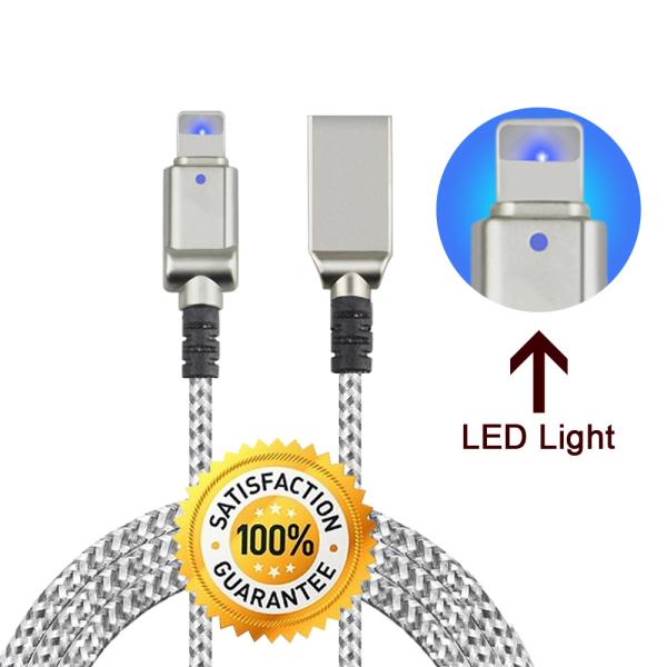 Quality iPhone Mobile Phone Led Light USB Cable / Data Transmission LED Light USB Charger for sale