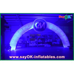 Halloween Archway Inflatable 5*3m Huge Inflatable Arches Led Light Colourful