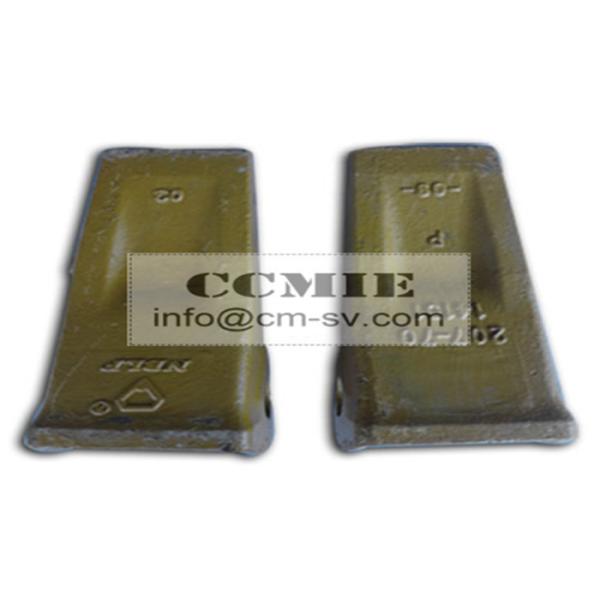 SANY Backhoe / Excavator Bucket Teeth with Solid Alloy Steel Material Heat Treatment