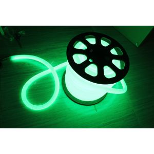 2016 new green 220v 360degree led neon flex light ip67 waterproof for outdoor