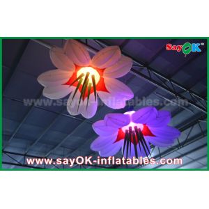 Wholesale LED Hang Flower Inflatable Lighting Decoration Nylon Cloth For Advertising / Event from china suppliers