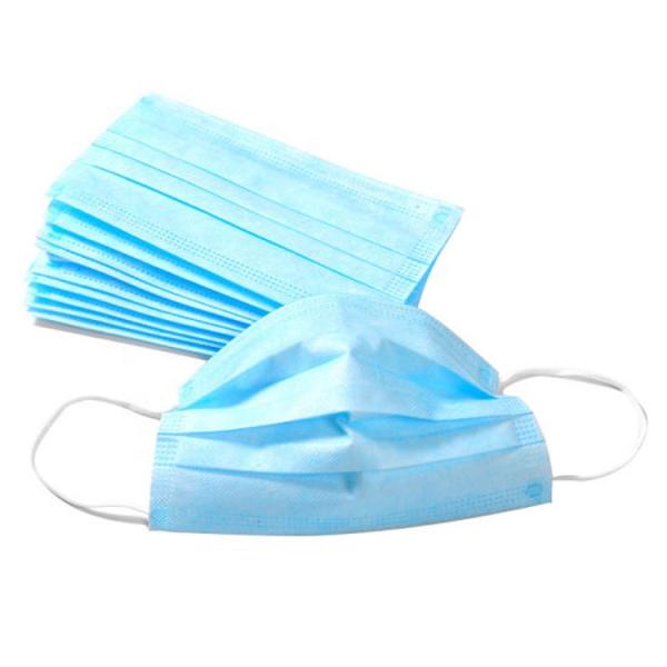 blue Anti Dust 3 ply Disposable Earloop Face Mask