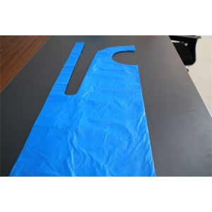 Disposable Eco Friendly PE Apron Flat Packed , Disposable Craft Aprons