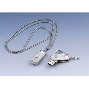Diamond promotional usb flash drive in necklace shape with factory price (MY