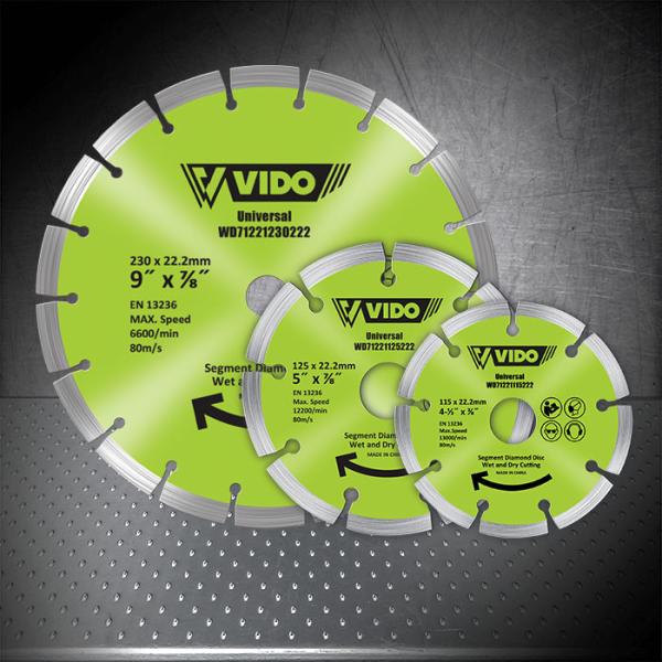 230x22.2mm Diamond Dry Grinding Cutting Disc，Blade broadening process, longer