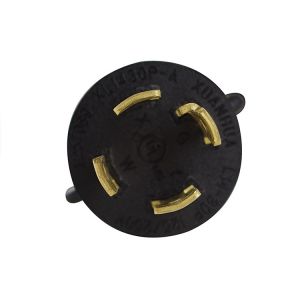 Blue 4 Prong 50 to 30 Amp NEMA L14-30P Locking Male Plug to NEMA 14-50R Female