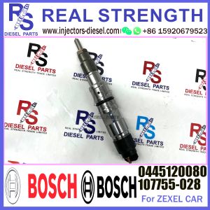 China Fuel Injection Common Rail Fuel Injector 0445120080 107755-028 FOR ZEXEL Engine on sale