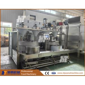 Precise Automatic Peanut Coating Machine Temperature Control Peanut Burger