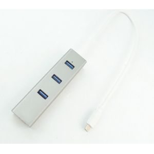 Female 4 Ports USB 3.0A Type C Multiport Adapter HUB