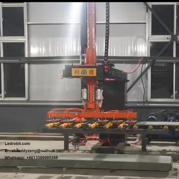 Quality Slab Granite Loading Unloading Machine Emergency Stop Push Button Servo Driven for sale