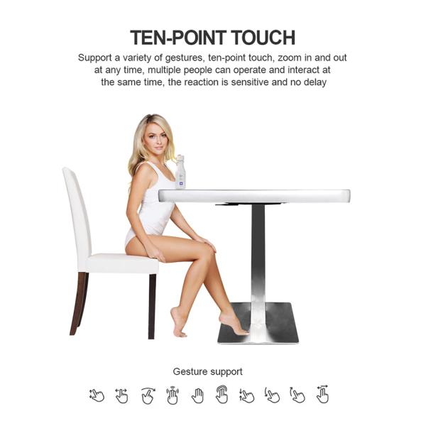 OEM ODM interactive Multifunction 4-screen Android Touch Table