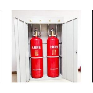 90L FM200 Fire Suppression Systems Gas And Extinguishes A Fire