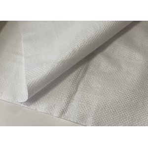 Breathable Recycled Ocean Plastic Fabric , Plain Laminated Polypropylene Fabric