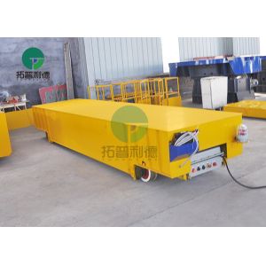 20T transfer cars for steel mould handling on curved rails mold transfer bogie