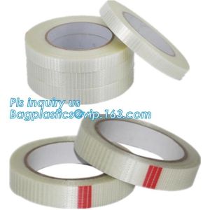 Drywall Mono Line Fiberglass Labelh Mounting Tape Bi-Directional Filament woven