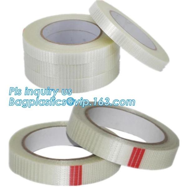 Drywall Mono Line Fiberglass Labelh Mounting Tape Bi-Directional Filament woven