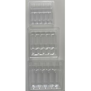 Blister Tray Packaging For Water Injection 1ml 2ml 5ml 10ml PET Ampoule Tray