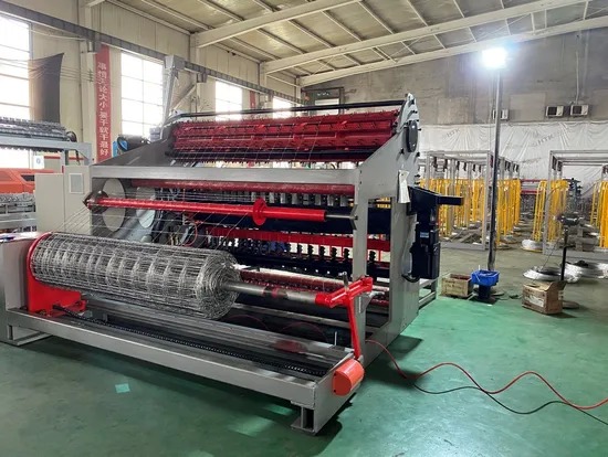 Quality Automatic Fixed Knot Fence Making Machine with 10feet Maximum Fence Width 21 Line Wires for Deer Field for sale