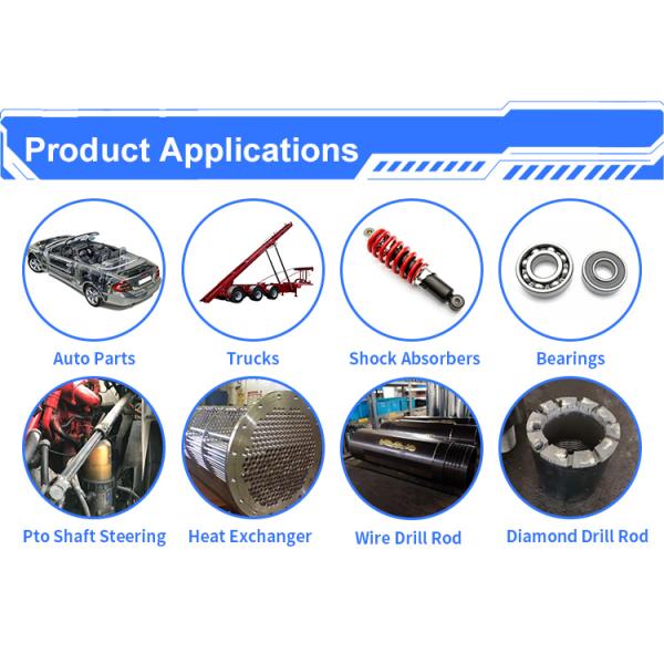 EN 10305-4 E215 Seamless Cold Drawn Tubes For Hydraulic And Pneumatic Power Systems