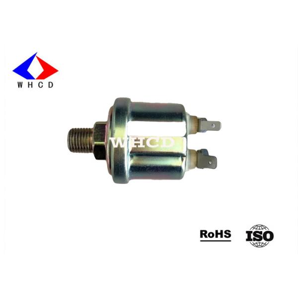 NPT 1/4 Color Zinc Plated Engine Oil Pressure Sensor For Excavator , Isuzu