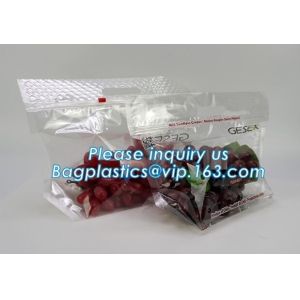 frosted reclosable zipper plastic bags with slider Zip lockk, round bottom